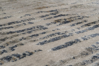 Castilla Modern Grey/Multi Distressed Medium Pile Rug
