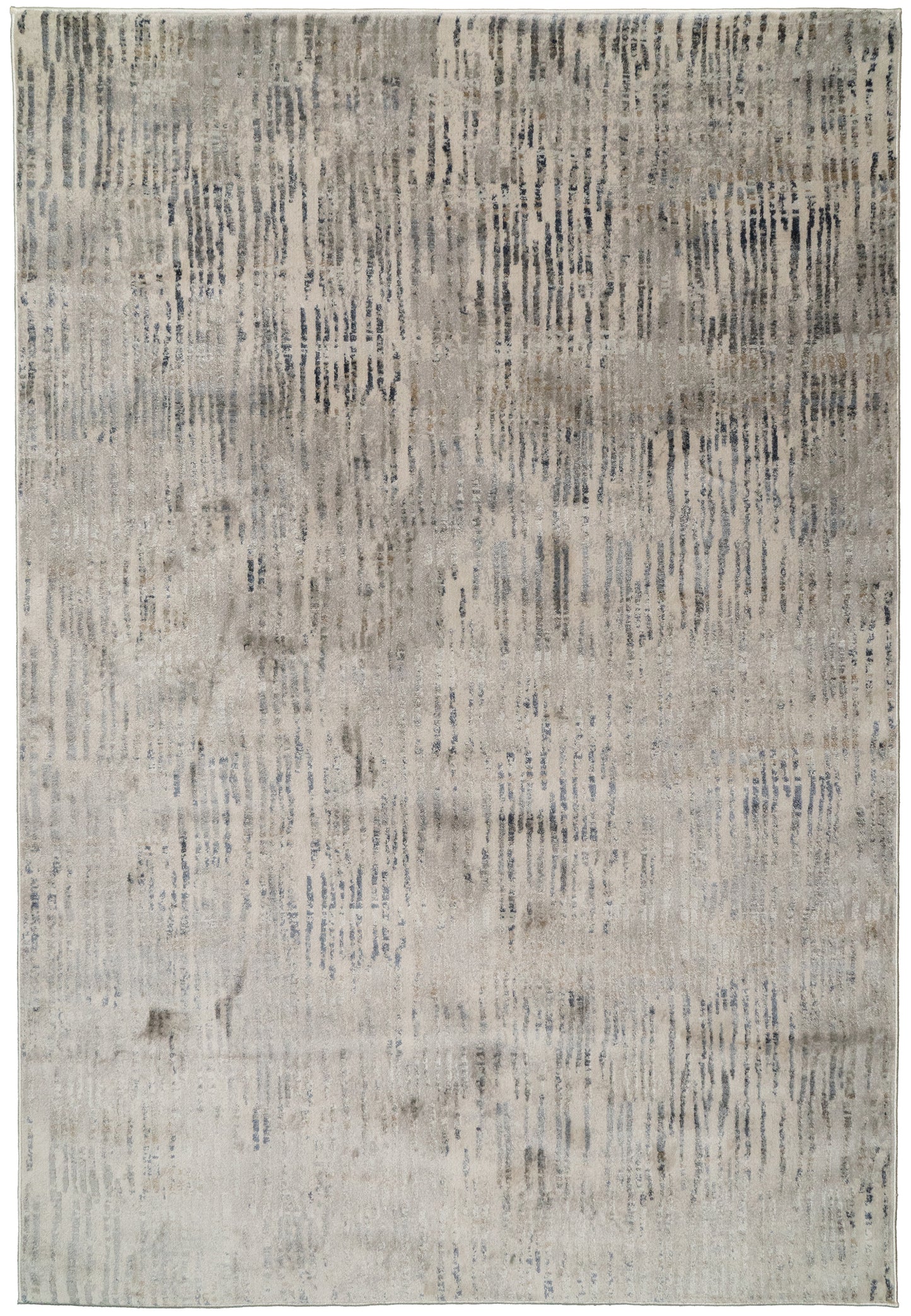 Castilla Modern Grey/Multi Distressed Medium Pile Rug