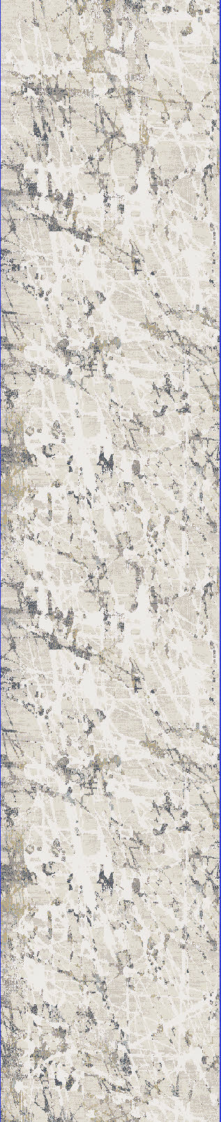 Castilla Modern Ivory/Beige Distressed Medium Pile Rug