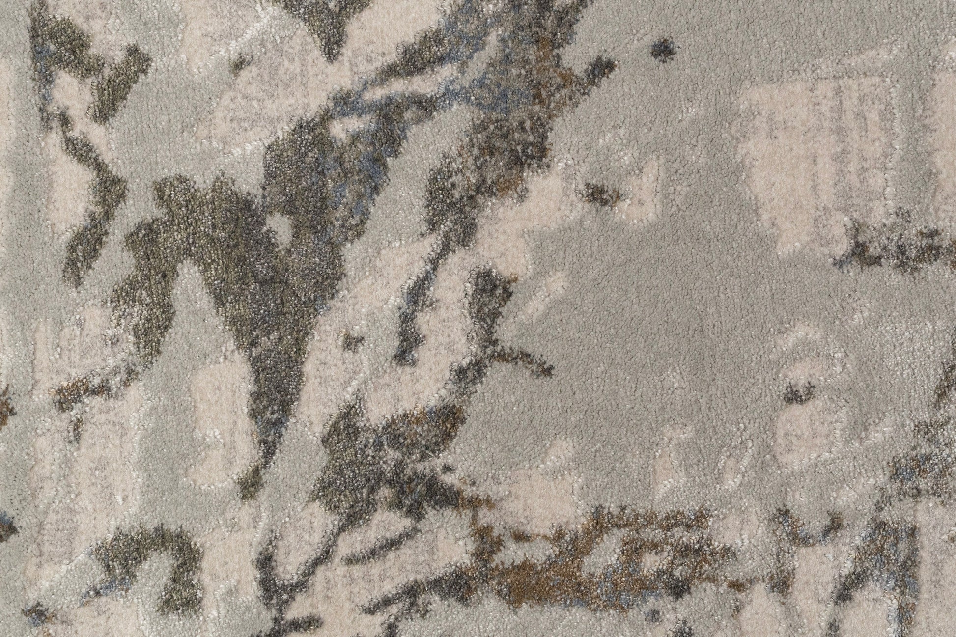Castilla Modern Ivory/Grey Distressed Medium Pile Rug