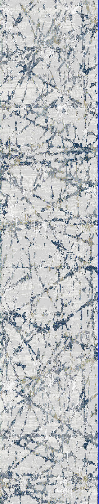 Castilla Modern Grey/Multi Distressed Medium Pile Rug