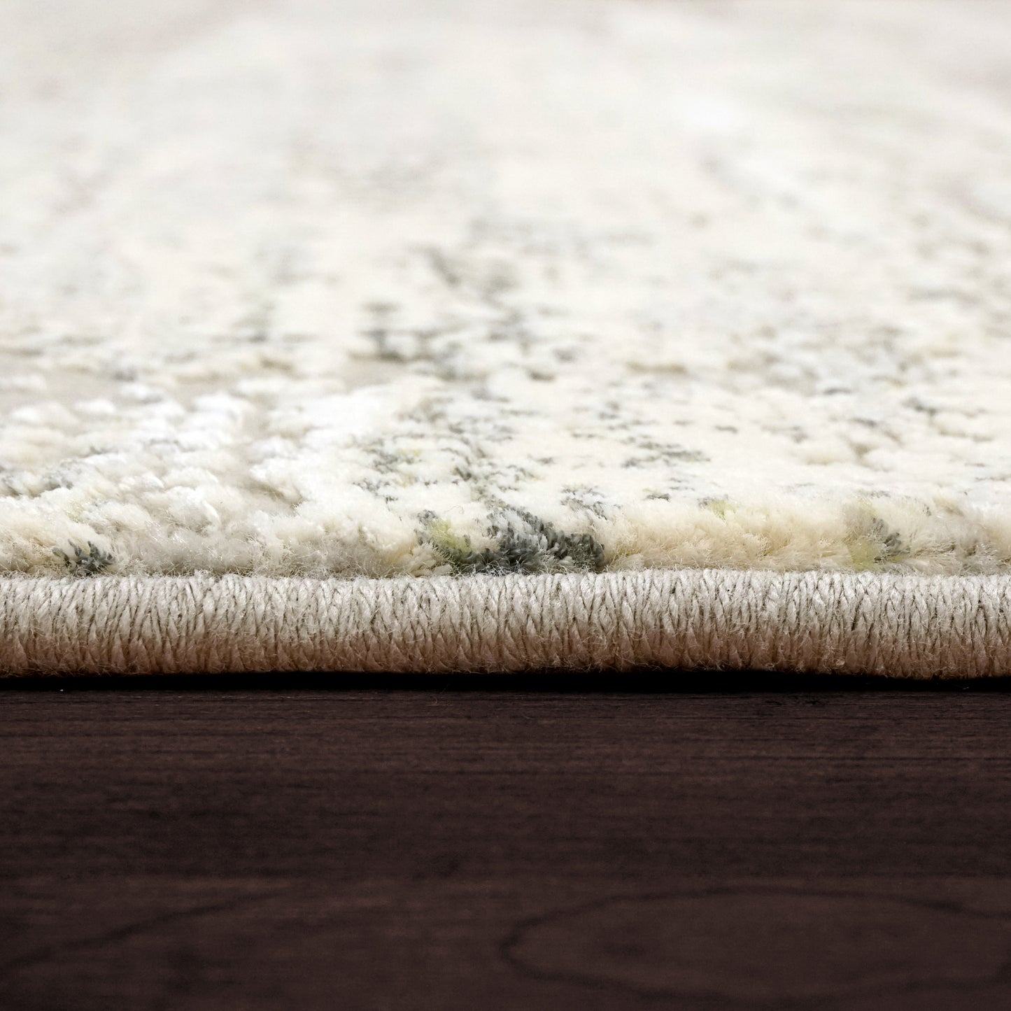 Couture Contemporary Ivory/Grey Abstract Medium Pile Rug