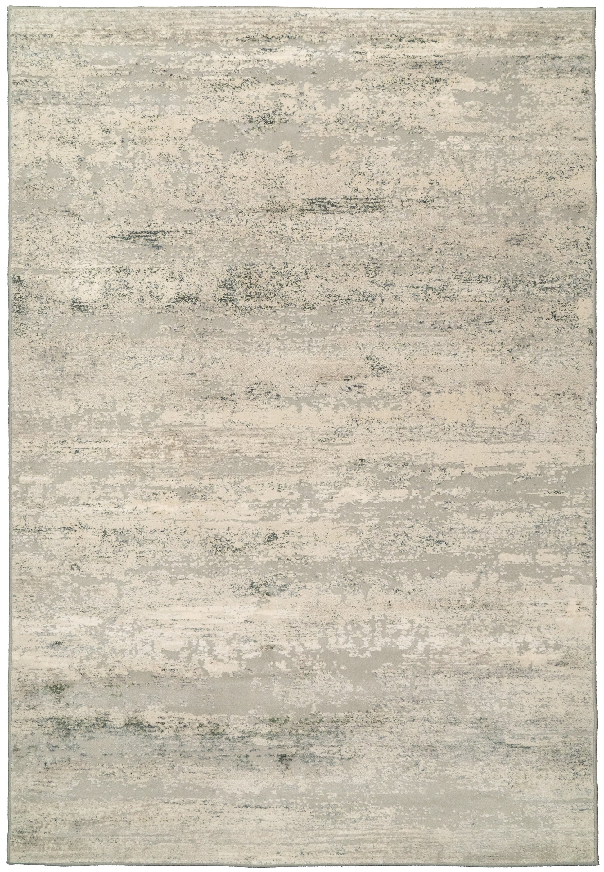 Couture Contemporary Ivory/Grey Abstract Medium Pile Rug