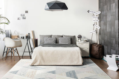 Couture Contemporary Multi Abstract Medium Pile Rug
