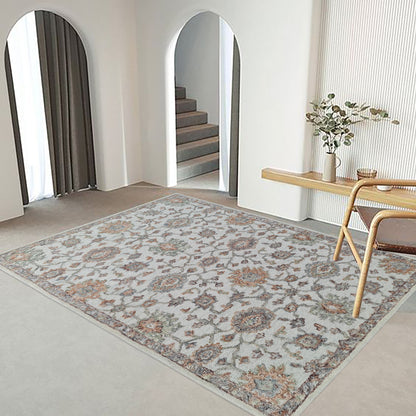 Daisy Transitional Ivory/Multi Floral Medium Pile Rug