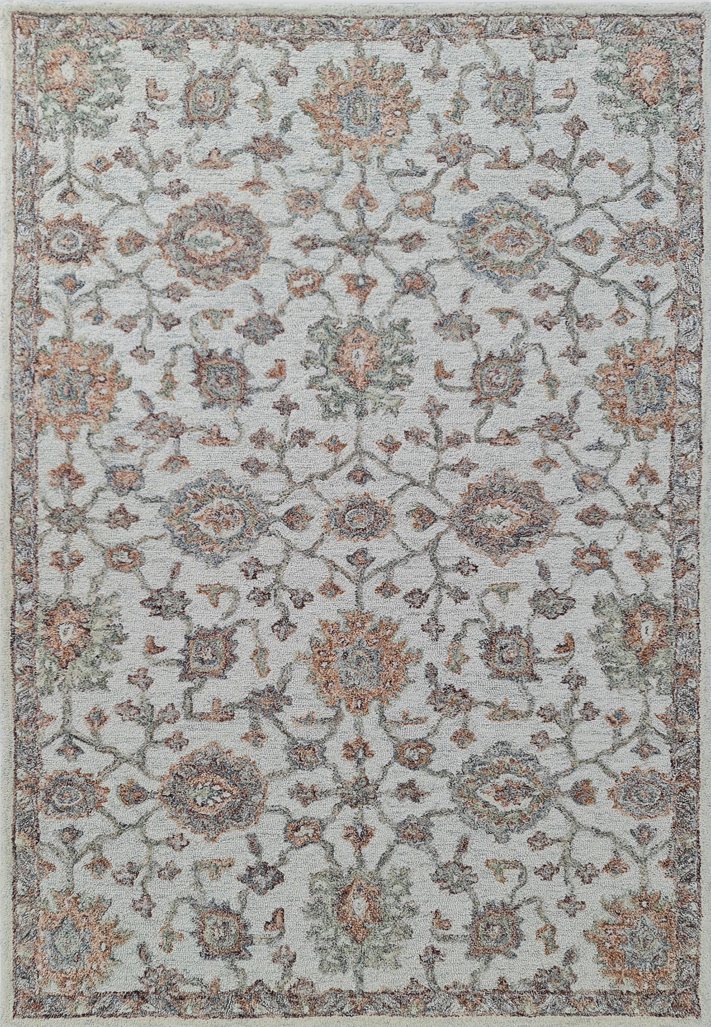 Daisy Transitional Ivory/Multi Floral Medium Pile Rug