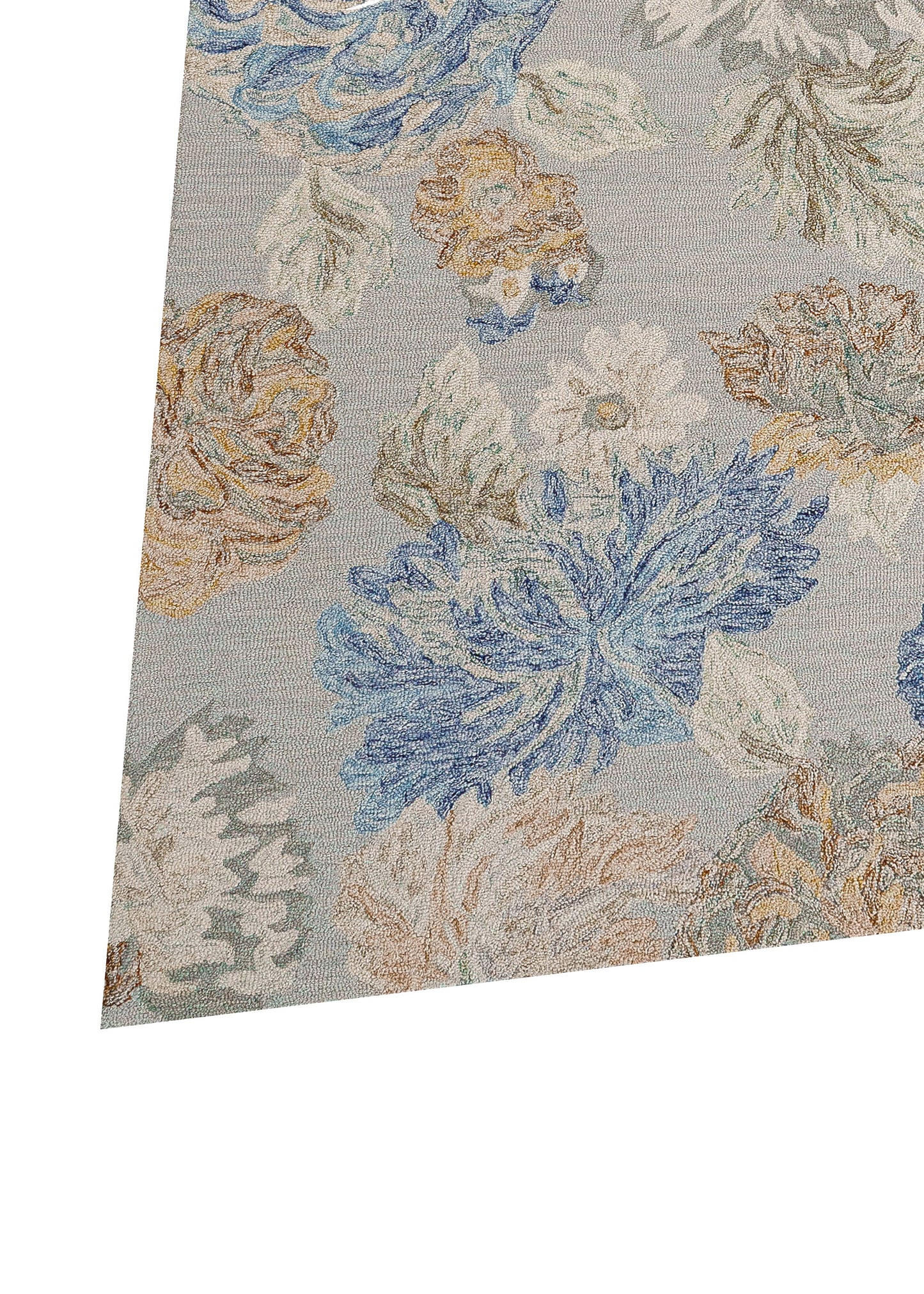 Daisy Transitional Sage/Multi Floral Medium Pile Rug