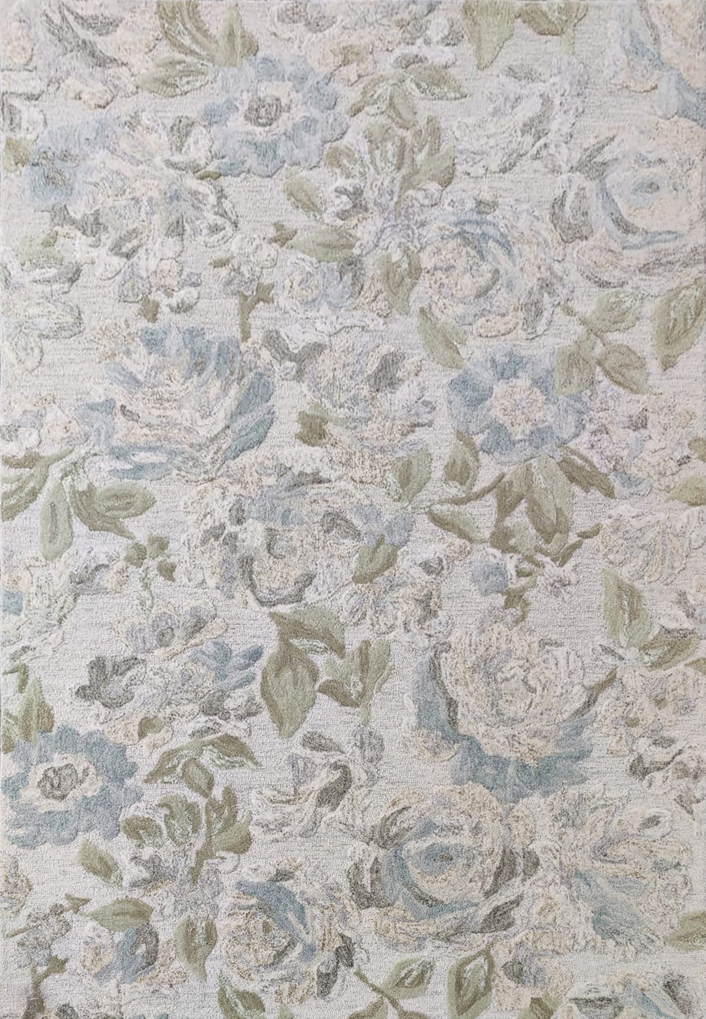 Daisy Modern Sage/Multi Floral Medium Pile Rug