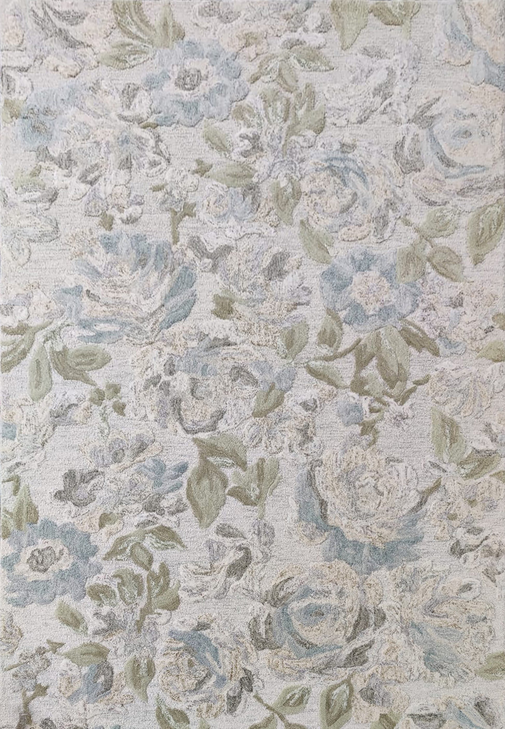 Daisy Modern Sage/Multi Floral Medium Pile Rug