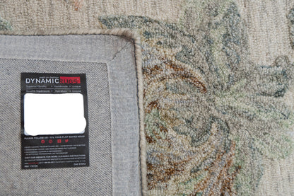 Daisy Modern Beige/Sage/Rust Floral Medium Pile Rug