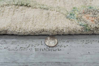 Daisy Modern Beige/Sage/Rust Floral Medium Pile Rug
