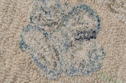Daisy Modern Beige/Sage/Blue Floral Medium Pile Rug
