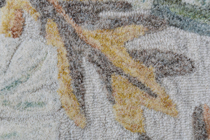 Daisy Modern Grey/Multi Floral Medium Pile Rug