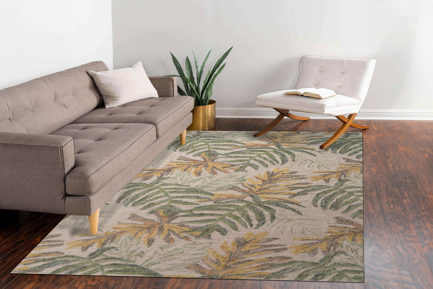 Daisy Modern Grey/Multi Floral Medium Pile Rug