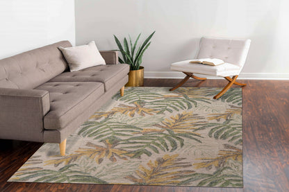 Daisy Modern Grey/Multi Floral Medium Pile Rug