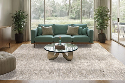 Dharma Transitional Beige/Multi Bohemian Low Pile Rug