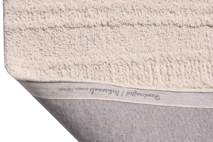 Drift Modern Cream Striped Medium Pile Rug