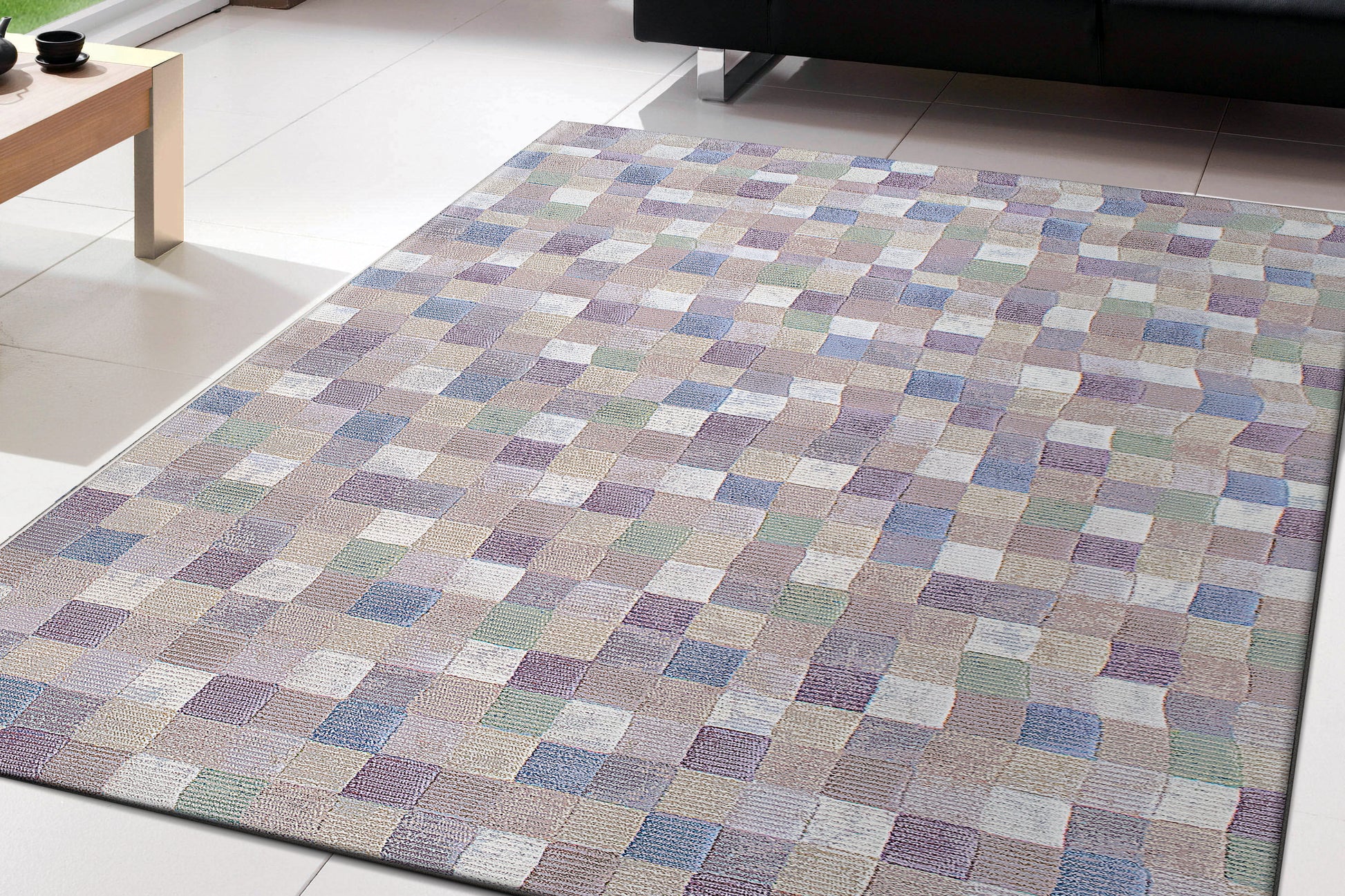 Eclipse Contemporary Multi Modern Medium Pile Rug