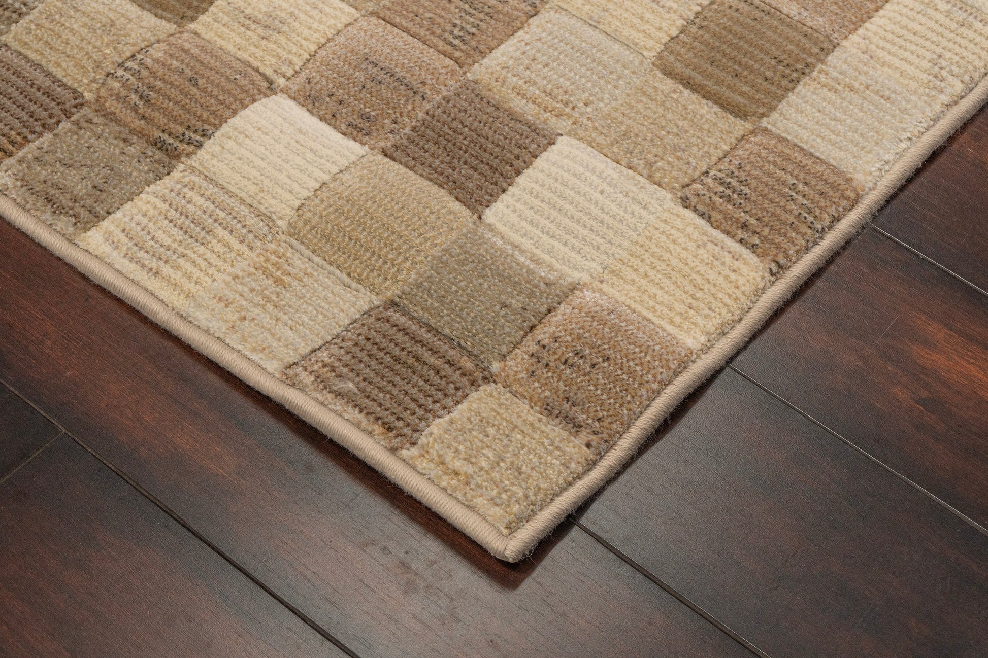 Eclipse Contemporary Beige Geometric Medium Pile Rug