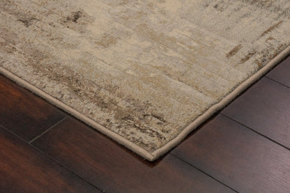 Eclipse Contemporary Beige Modern Medium Pile Rug