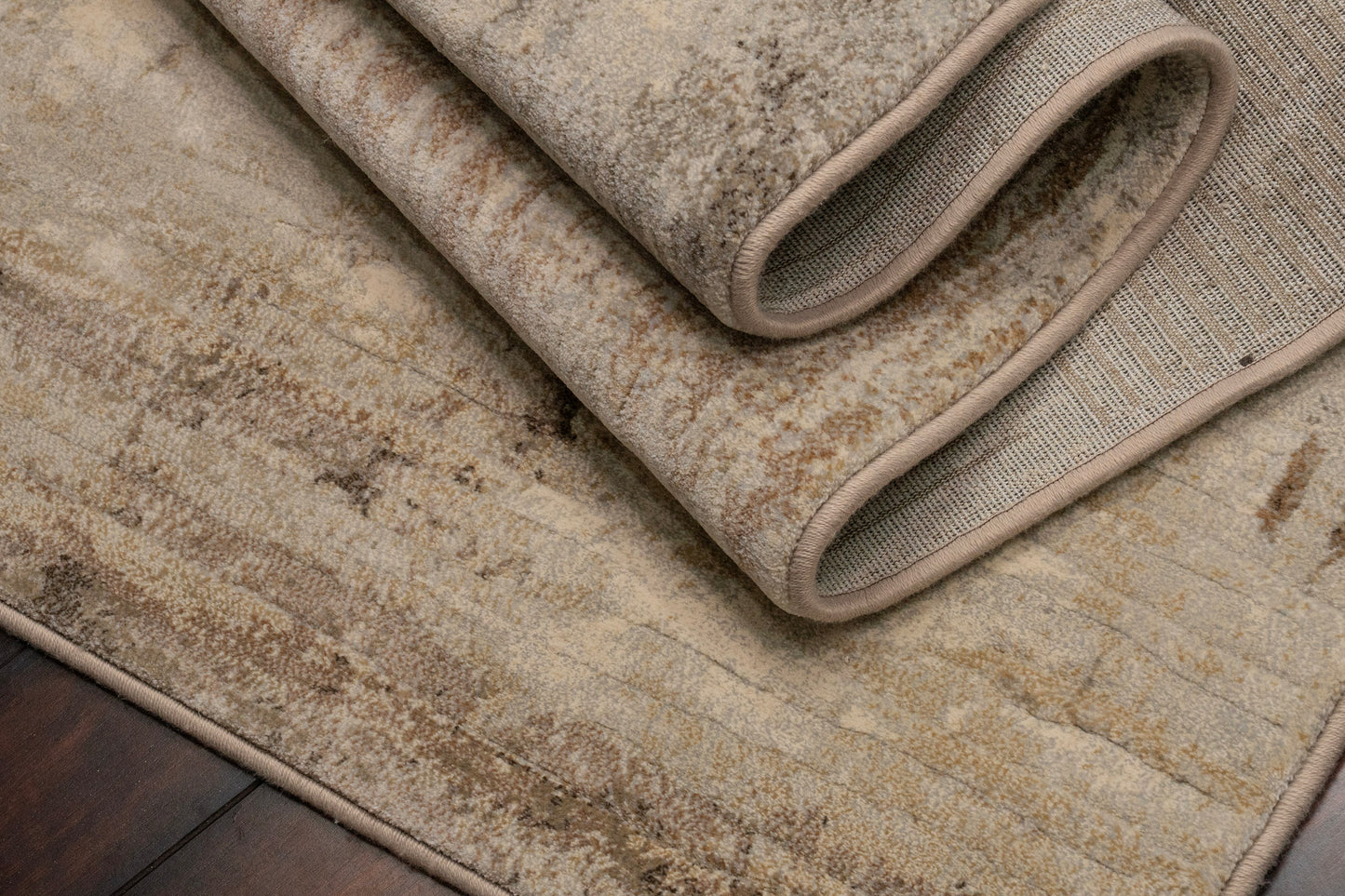 Eclipse Contemporary Beige Modern Medium Pile Rug