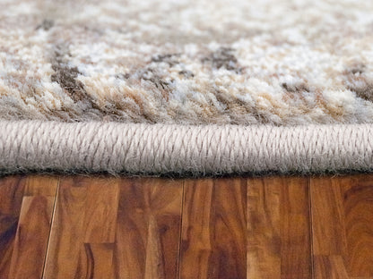 Eclipse Contemporary Beige Modern Medium Pile Rug