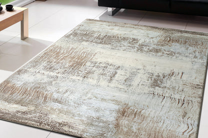 Eclipse Contemporary Beige Modern Medium Pile Rug