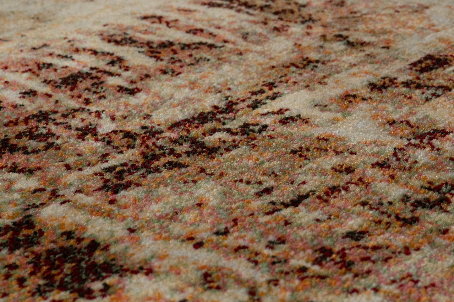 Eclipse Contemporary Beige/Rust Modern Medium Pile Rug