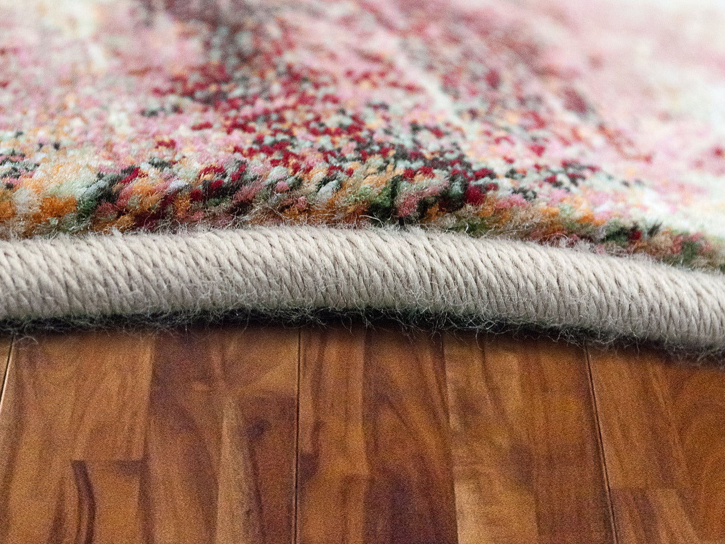 Eclipse Contemporary Beige/Rust Modern Medium Pile Rug