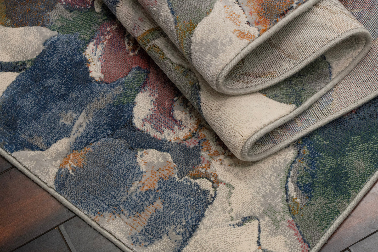 Eclipse Contemporary Multi Floral Medium Pile Rug