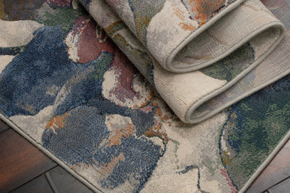Eclipse Contemporary Multi Floral Medium Pile Rug