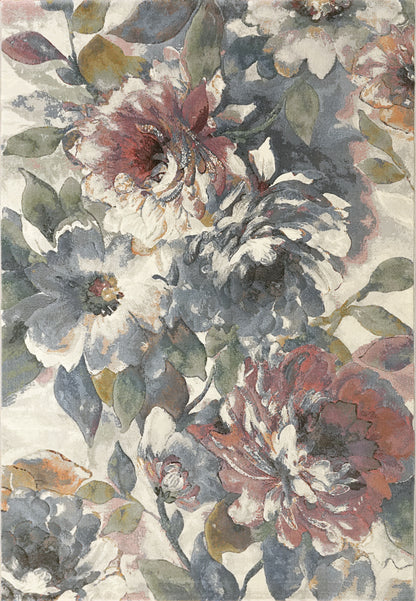 Eclipse Contemporary Multi Floral Medium Pile Rug