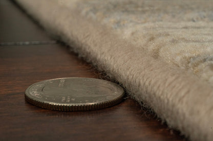 Eclipse Contemporary Beige Modern Medium Pile Rug