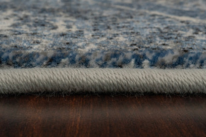 Eclipse Modern Grey/Cream Abstract Medium Pile Rug