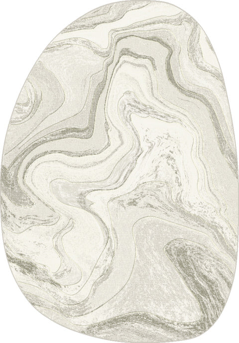 Eclipse Modern Beige Abstract Medium Pile Rug