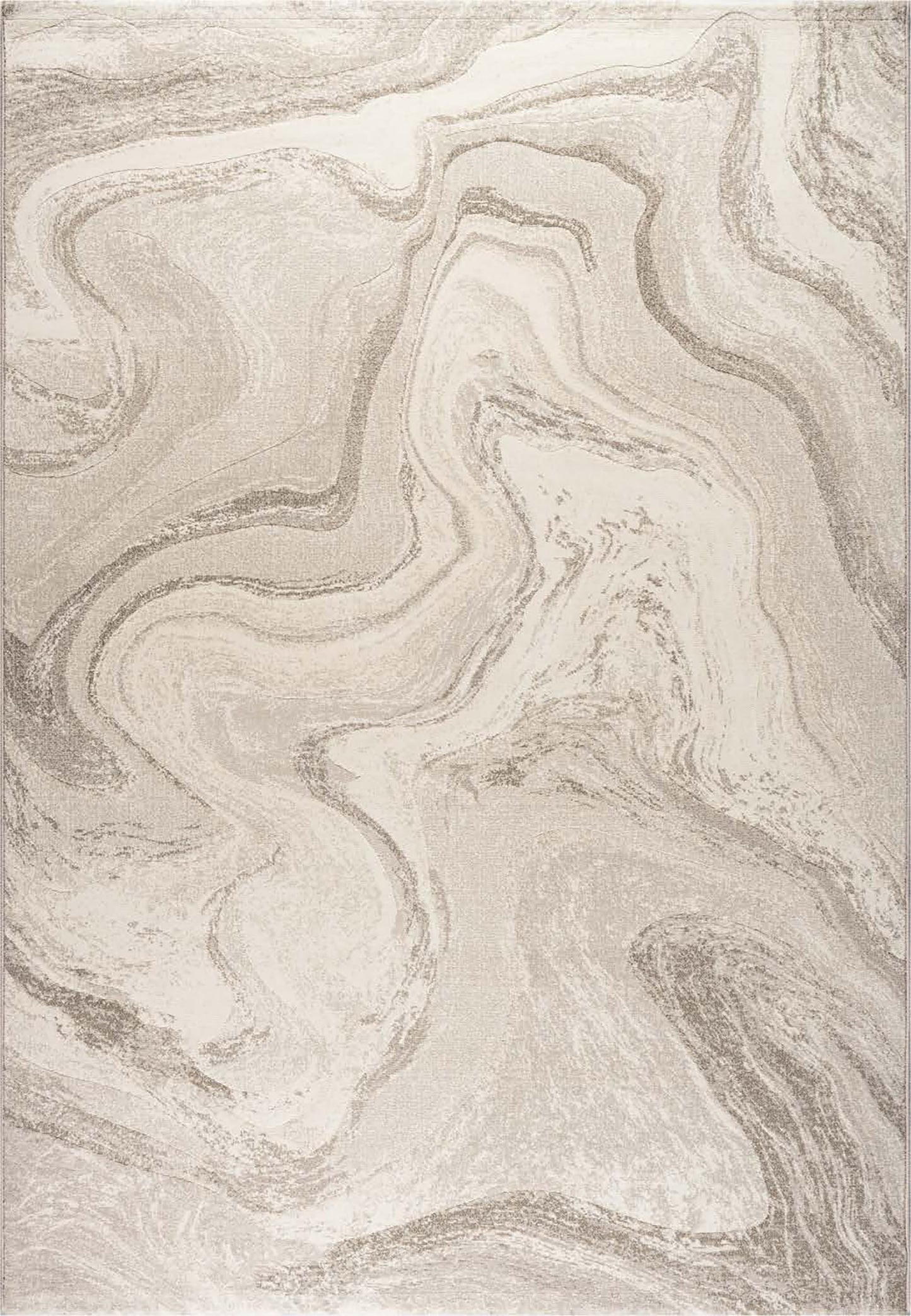 Eclipse Modern Beige Abstract Medium Pile Rug