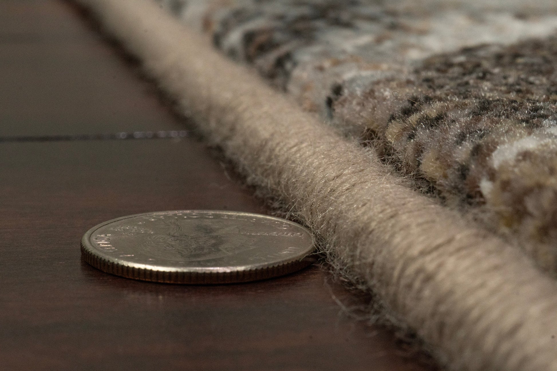 Eclipse Modern Cream/Mocha Abstract Medium Pile Rug