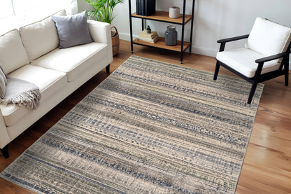 Eclipse Contemporary Multi Geometric Medium Pile Rug