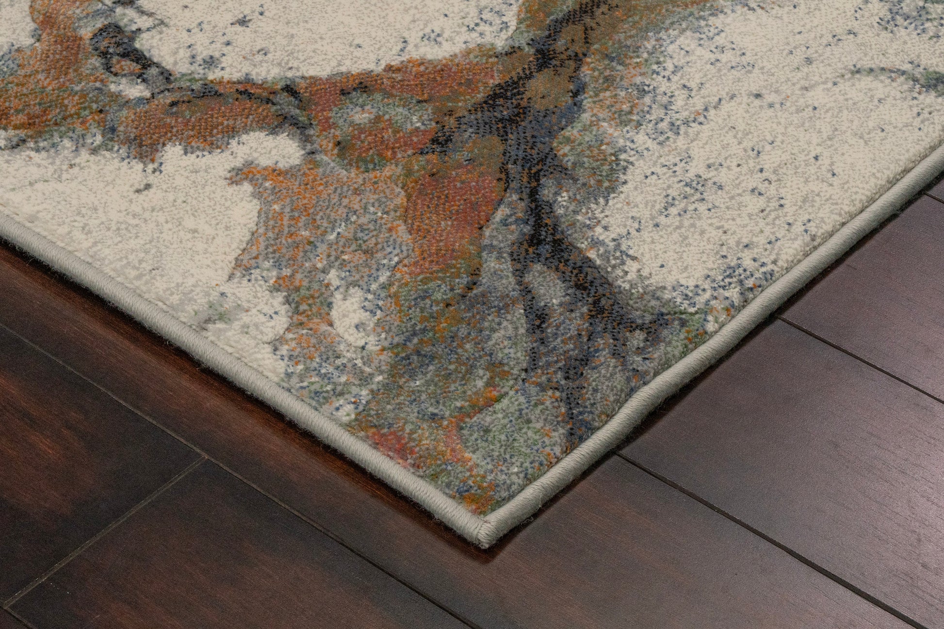 Eclipse Contemporary Grey/Multi Abstract Medium Pile Rug