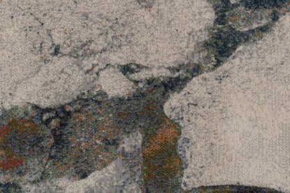Eclipse Contemporary Grey/Multi Abstract Medium Pile Rug