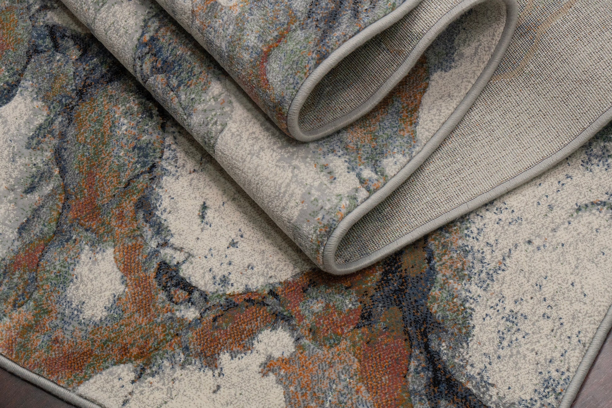 Eclipse Contemporary Grey/Multi Abstract Medium Pile Rug