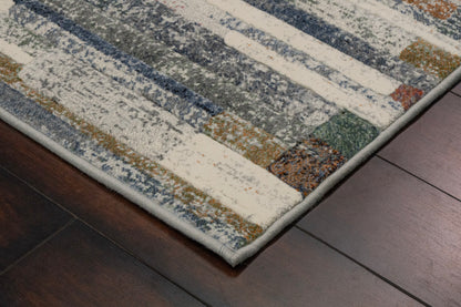 Eclipse Contemporary Multi Geometric Medium Pile Rug