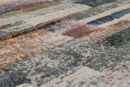 Eclipse Contemporary Multi Geometric Medium Pile Rug