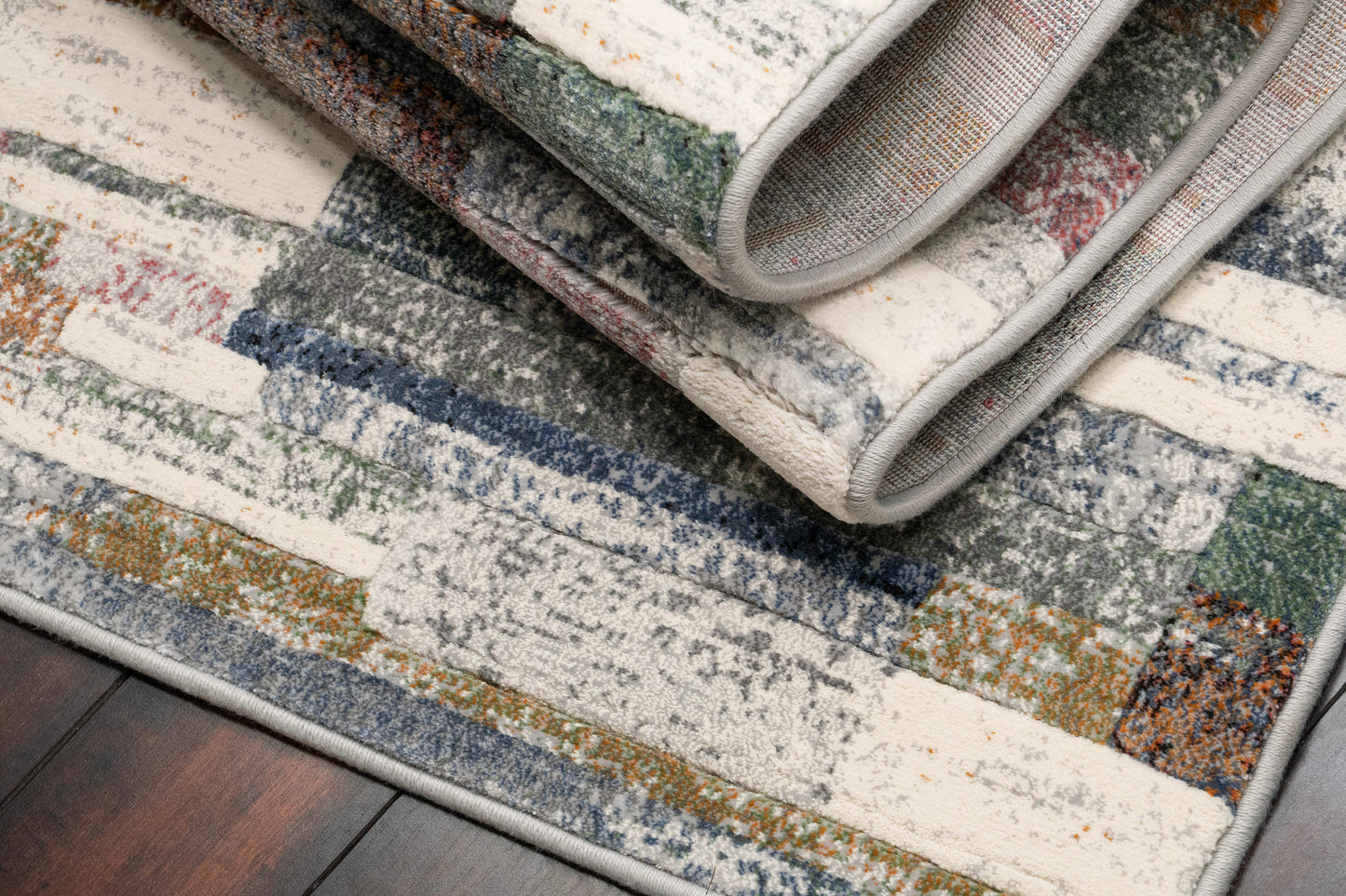 Eclipse Contemporary Multi Geometric Medium Pile Rug