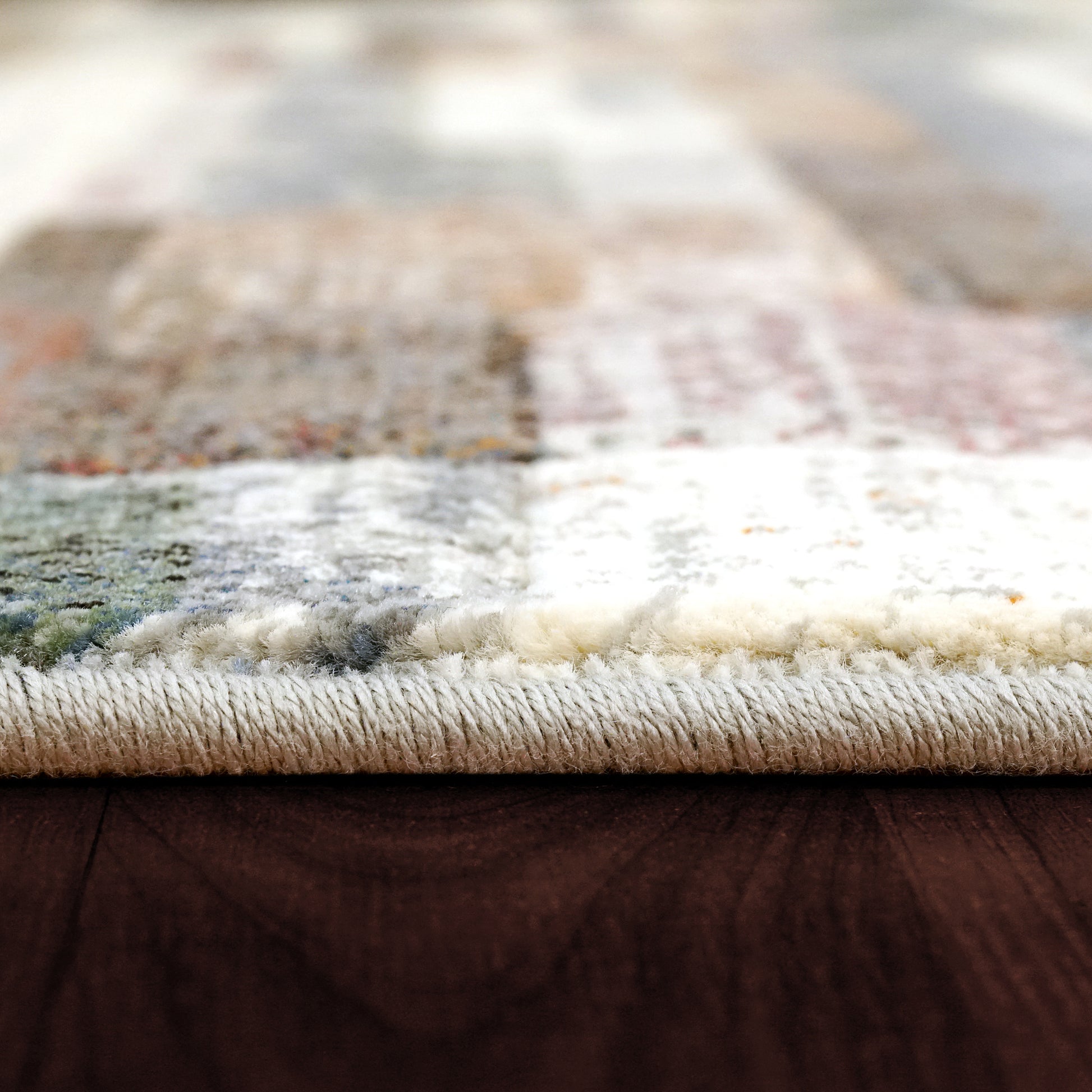 Eclipse Contemporary Multi Geometric Medium Pile Rug