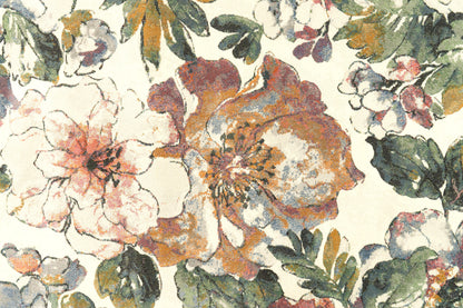 Eclipse Contemporary Beige/Multi Floral Medium Pile Rug