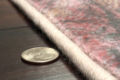 Eclipse Contemporary Cream/Multi Floral Medium Pile Rug