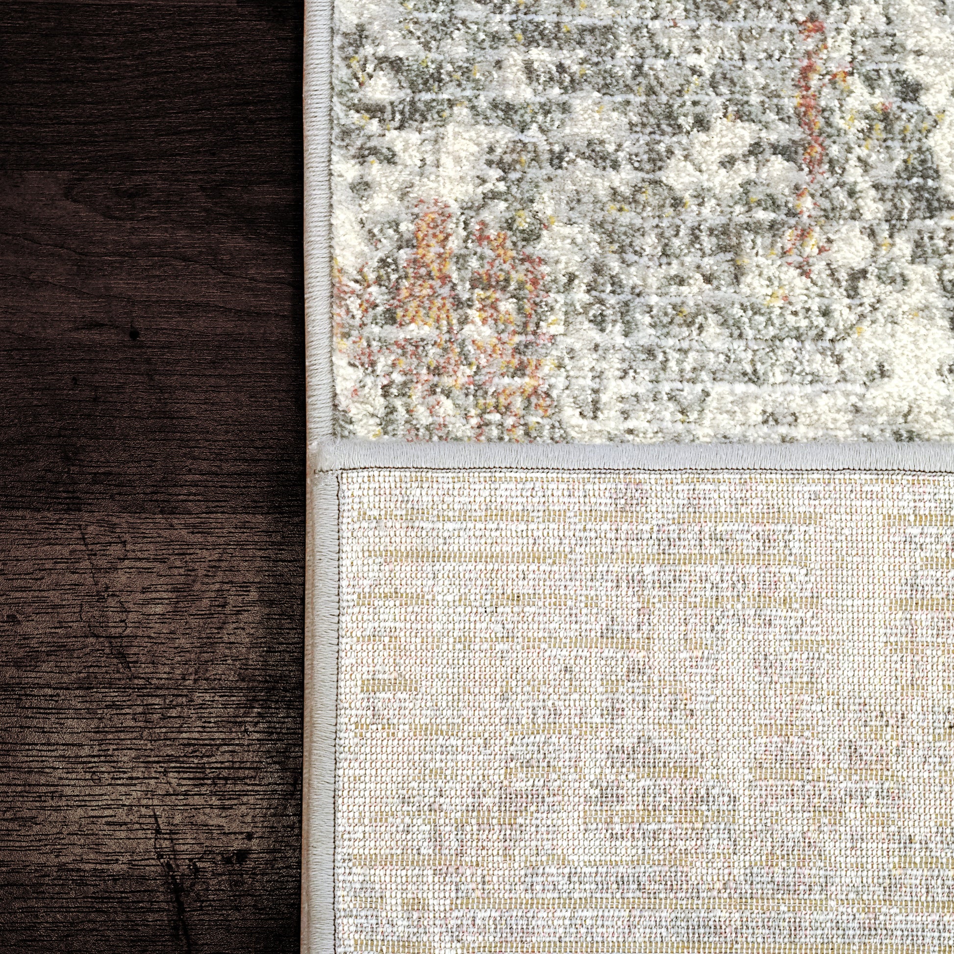 Eclipse Contemporary Beige/Grey Abstract Medium Pile Rug