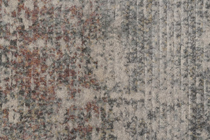 Eclipse Contemporary Beige/Grey Abstract Medium Pile Rug