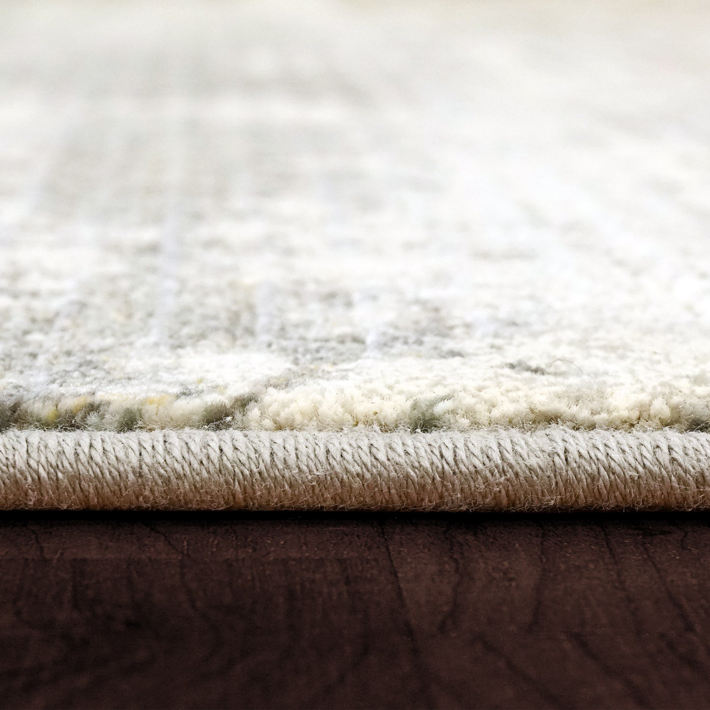 Eclipse Contemporary Beige/Grey Abstract Medium Pile Rug